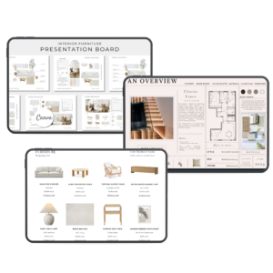 Interior Design Presentation Pack ( 3 Templates )